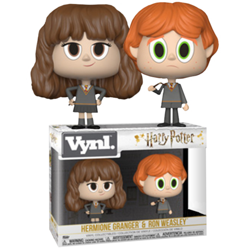 Funko Vynl. Two Pack - Harry Potter - Hermione Granger + Ron Weasley (Broken Wand) - New, Mint Condition