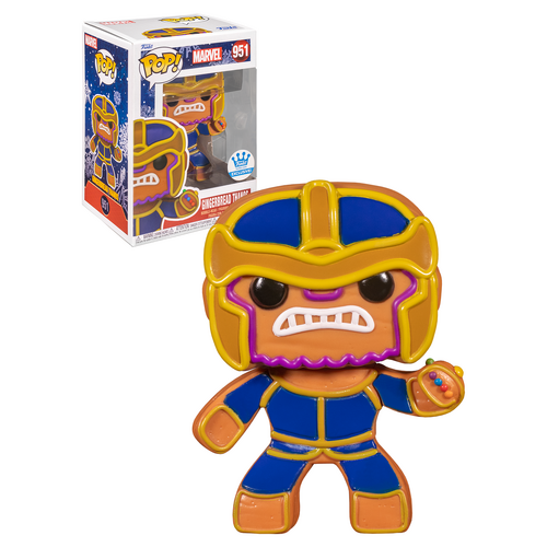 Funko POP! Marvel Holiday #951 Thanos Gingerbread - Limited Funko Shop Exclusive - New, Mint Condition