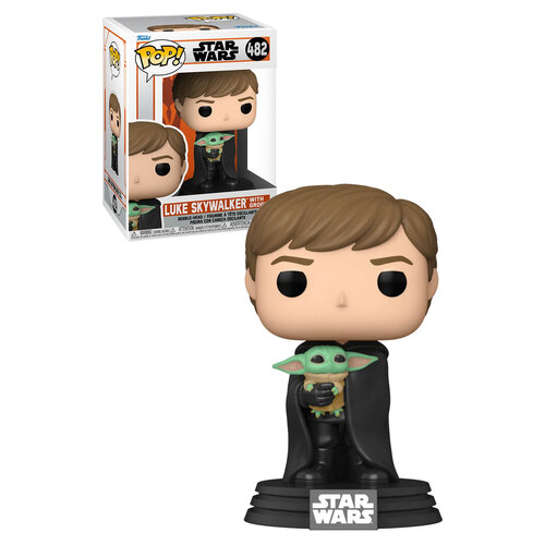 Funko POP! Star Wars The Mandalorian #482 Luke Skywalker And Grogu (The Child aka Baby Yoda) - New, Mint Condition