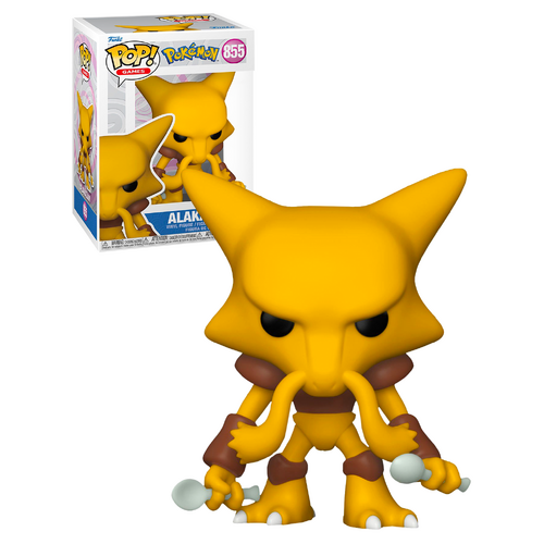 Funko POP! Games Pokemon #855 Alakazam - New, Mint Condition