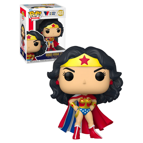 Funko POP! Heroes Wonder Woman #433 Wonder Woman (Classic With Cape) - New, Mint Condition