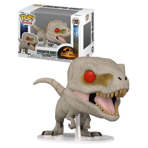 Funko POP! Movies Jurassic World: Dominion #1205 Atrociraptor (Ghost) - New, Mint Condition