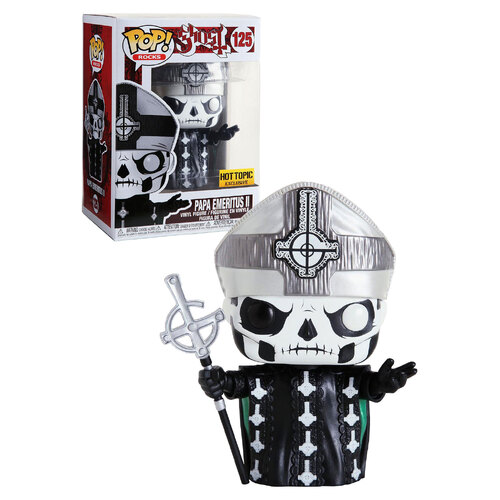 Funko POP! Rocks Ghost #125 Papa Emeritus II - Limited Hot Topic Exclusive - New, Mint Condition