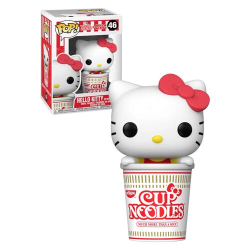 Funko POP! Sanrio Hello Kitty #46 Hello Kitty (In Noodle Cup) - Limited USA Exclusive - New, Mint Condition