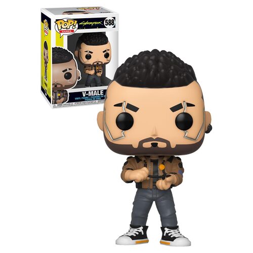 Funko POP! Games Cyberpunk 2077 #588 V-Male - New, Mint Condition