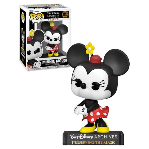 Funko POP! Disney  Walt Disney Archives #1112 Minnie Mouse 2013 - New, Mint Condition