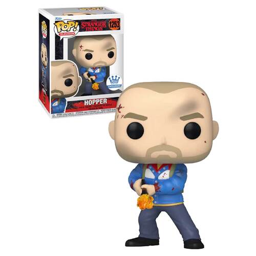 Funko POP! Television Netflix Stranger Things #1253 Hopper - Limited Funko Shop Exclusive - New, Mint Condition