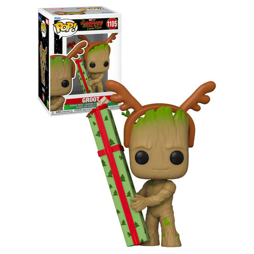 Funko POP! Marvel Guardians Of The Galaxy Holiday Special #1105 Groot - New, Mint Condition