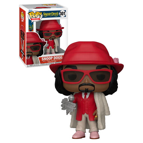 Funko POP! Rocks Snoop Dogg #301 Snoop Dogg (In Fur Coat) - New, Mint Condition