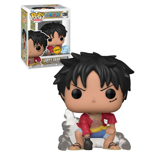 Funko POP! Animation One Piece #1269 Luffy Gear Two - Limited Chase Edition - New, Mint Condition