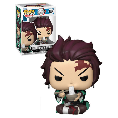 Funko POP! Animation Demon Slayer #1304 Tanjiro With Noodles - New, Mint Condition