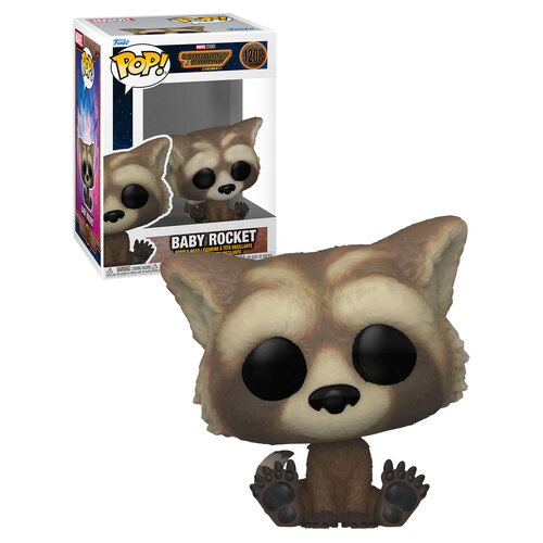 Funko POP! Marvel Guardians Of The Galaxy 3 #1208 Baby Rocket - New, Mint Condition