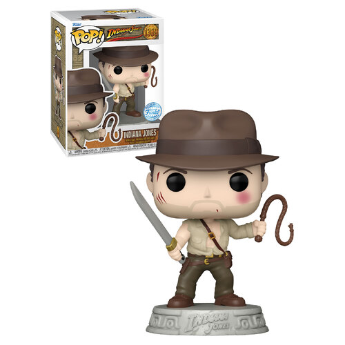 Funko POP! Movies Indiana Jones #1369 Indiana Jones With Whip (Last Crusade) - New, Mint Condition