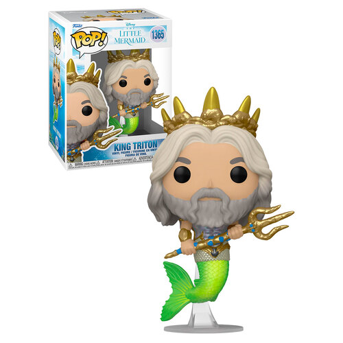 Funko POP! Disney The Little Mermaid #1365 King Triton - New, Mint Condition