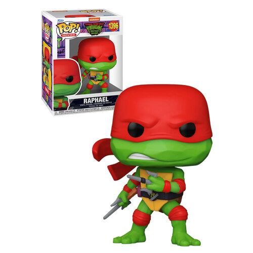 Funko POP! Movies TMNT: Mutant Mayhem #1396 Raphael - New, Mint Condition