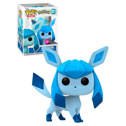 Funko POP! Games Pokemon #921 Glaceon (Flocked) - New, Mint Condition