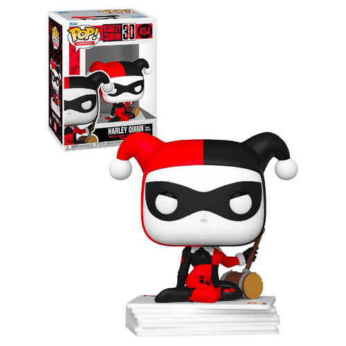 Funko POP! Heroes Harley Quinn 30 #454 Harley Quinn With Cards - New, Mint Condition