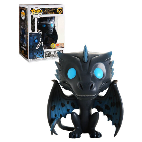 Funko POP!  Game Of Thrones #22 Icy Viserion (Glows In The Dark) - Limited Box Lunch Exclusive - New, Mint Condition