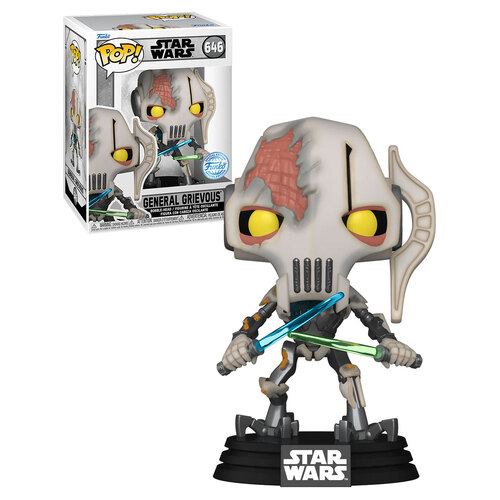 Funko POP! Star Wars Battlefront II #646 General Grievous (Battle Damaged) - New, Mint Condition