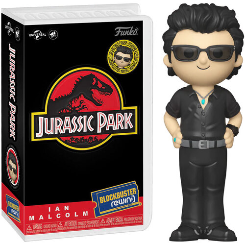 Funko Blockbuster Rewind Figure - Jurassic Park #71001 Dr Ian Malcolm - New, Sealed