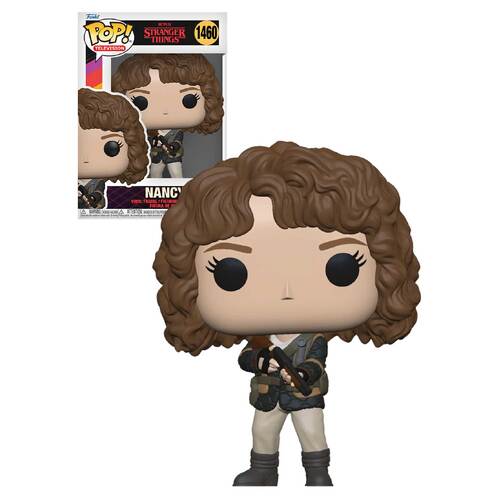 Funko POP! Television Netflix Stranger Things #1460 Nancy (With Shotgun) - New, Mint Condition