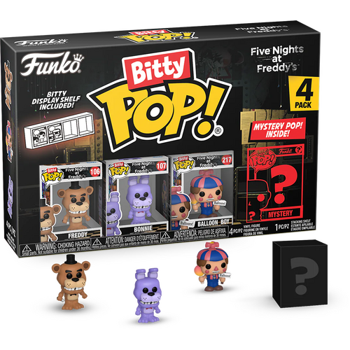 Funko Bitty POP! Five Nights At Freddy's 4 Pack #73046 Freddy - New, Mint Condition