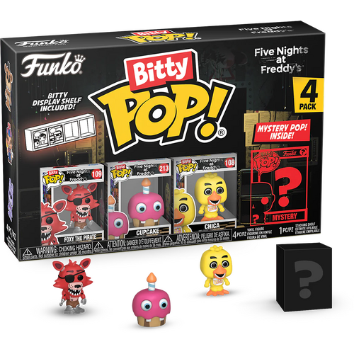 Funko Bitty POP! Five Nights At Freddy's 4 Pack #73045 Foxy - New, Mint Condition
