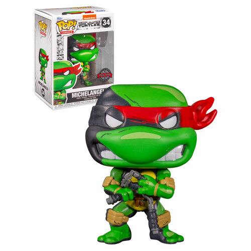 Funko POP! Comics Teenage Mutant Ninja Turtles #34 Michelangelo - New, Mint Condition