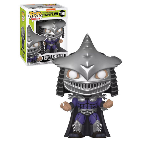 Funko POP! Movies Teenage Mutant Ninja Turtles #1138 Super Shredder (Metallic) - New, Mint Condition