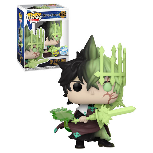 Funko POP! Animation Black Clover #1422 Yuno (Spirit Of Zephyr) Glows In The Dark - New, Mint Condition