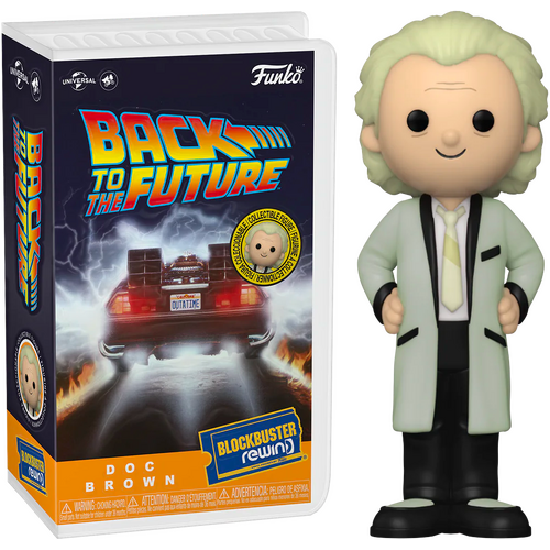 Funko Blockbuster Rewind Figure - Back To The Future #71018 Doc Brown - New, Sealed