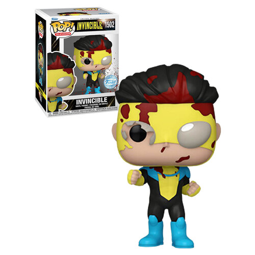 Funko POP! Television Invincible #1502 Invincible (Battle Damaged) - New, Mint Condition