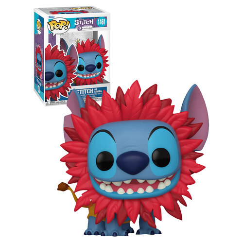 Funko POP! Disney Stitch In Costume #1461 Stitch As Simba - New, Mint Condition