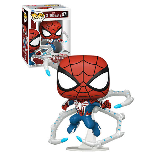 Funko POP! Marvel Spider-Man #971 Peter Parker (Advanced Suit 2.0) - New, Mint Condition