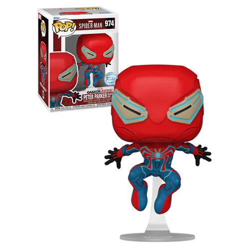 Funko POP! Marvel Spider-Man #974 Peter Parker (Velocity Suit) - New, Mint Condition