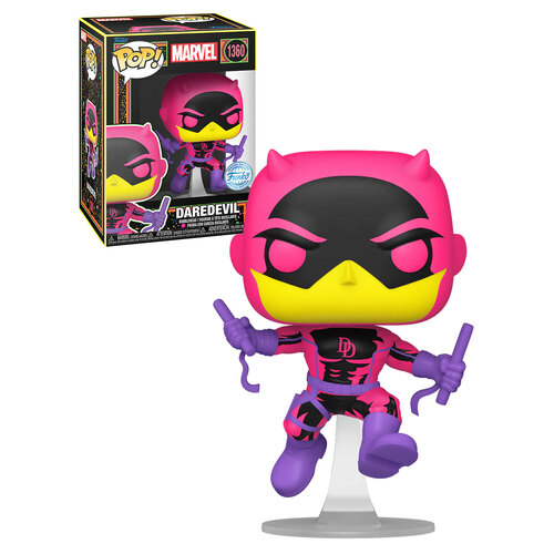 Funko POP! Marvel #1360 Daredevil (Blacklight) - New, Mint Condition