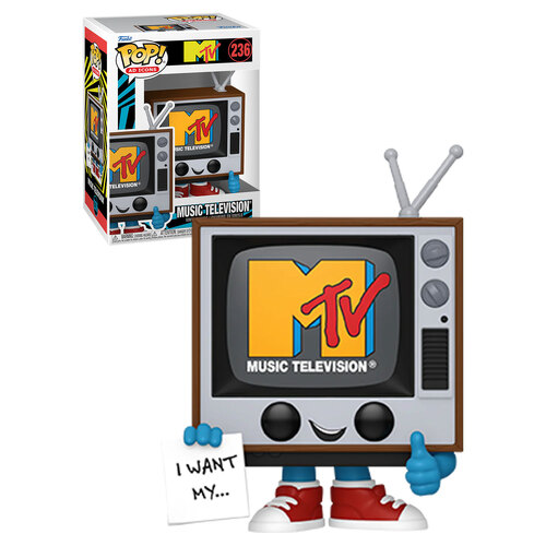 Funko POP! Ad Icons MTV #236 Music Television - New, Mint Condition