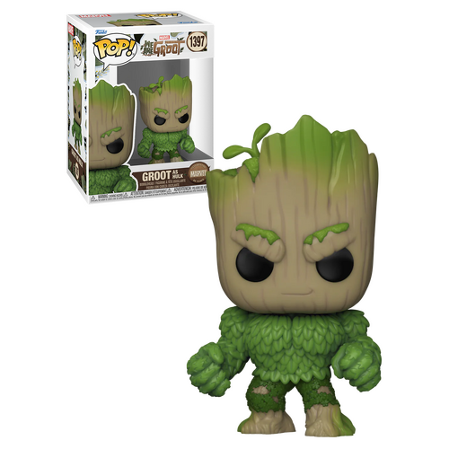 Funko POP! Marvel We Are Groot #1397 Groot As Hulk - New, Mint Condition