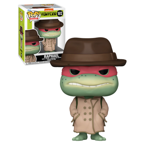 Funko POP! Movies Teenage Mutant Ninja Turtles #1612 Raphael (In Coat) - New, Mint Condition