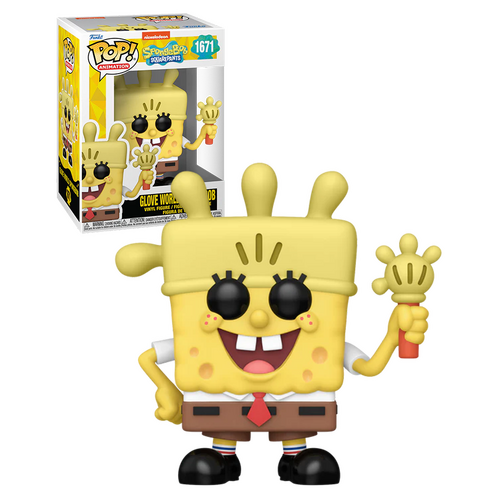 Funko POP! Animation Spongebob Squarepants #1671 Glove World Spongebob - New, Mint Condition