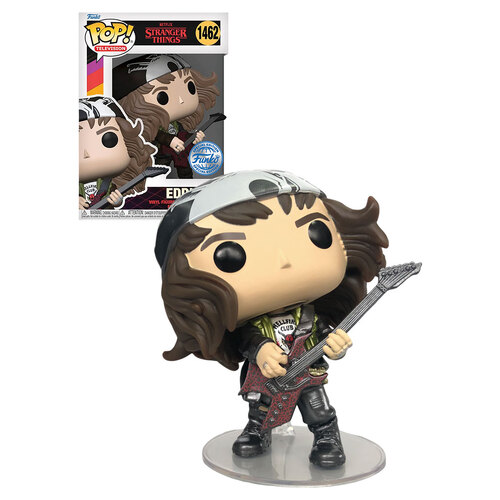 Funko POP! Television Stranger Things #1462 Eddie With Guitar (Metallic) - New, Mint Condition