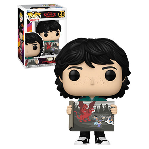 Funko POP! Television Stranger Things #1539 Mike With Painting - New, Mint Condition