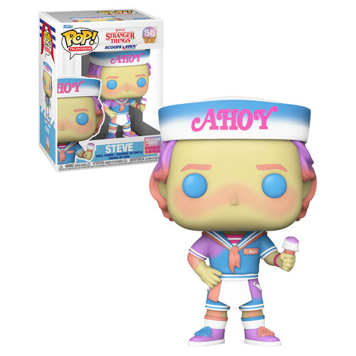 Funko POP! Television Stranger Things #1545 Steve (Scoops Ahoy Sherbert Surprise) - New, Mint Condition