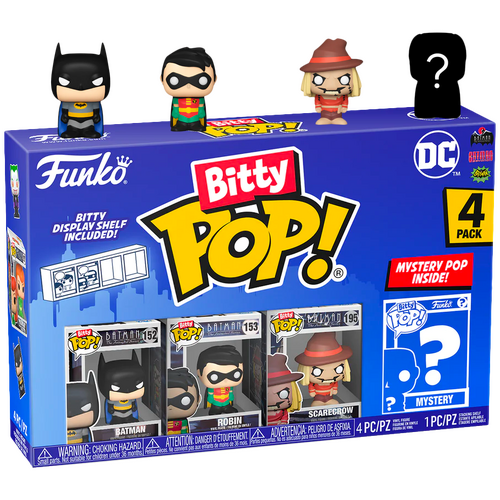 Funko Bitty POP! DC Batman #71311 The Animated Series Batman 4-Pack - New, Mint Condition