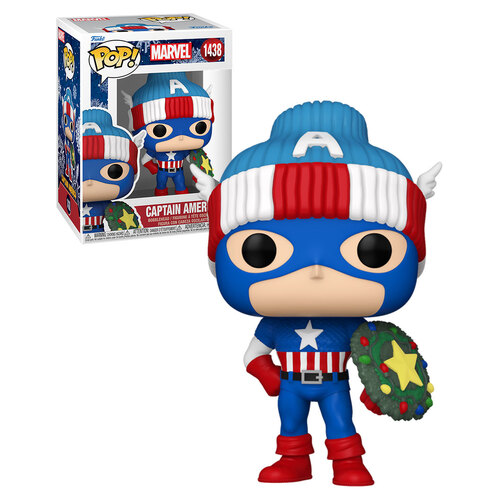 Funko POP! Marvel Holiday #1438 Captain America - New, Mint Condition