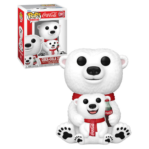 Funko POP! Ad Icons Coca-Cola #241 Coca-Cola Polar Bear With Cub - New, Mint Condition