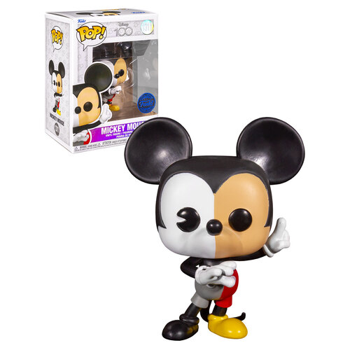 Funko POP! Disney Mickey And Friends (D100) #1311 Mickey Mouse (Split Colour) - New, Mint Condition