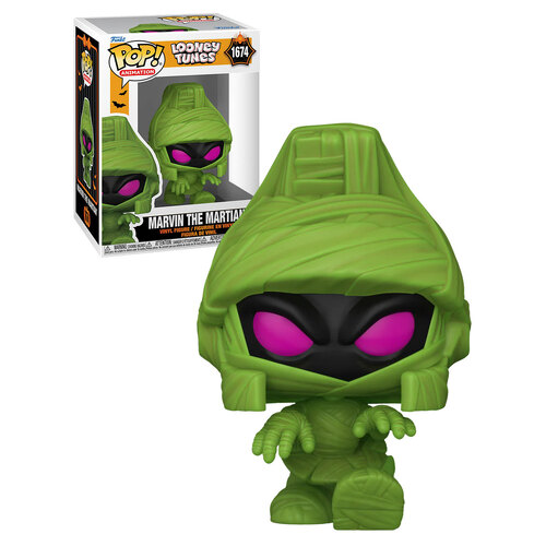 Funko POP! Animation Looney Tunes #1674 Marvin The Martian (As Mummy) - New, Mint Condition