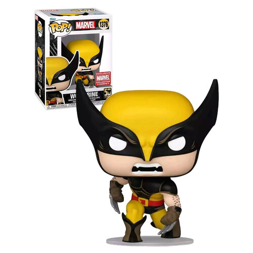 Funko POP! Marvel Wolverine 50 Years #1376 Wolverine (Brown Suit) - Limited Marvel Collector Corps Exclusive - New, Mint Condition