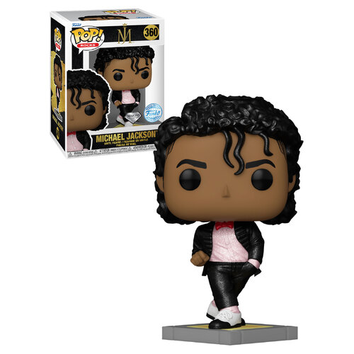 Funko POP! Rocks MJ #360 Michael Jackson (Billie Jean - Diamond Collection) - New, Mint Condition